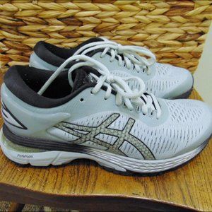 Asics Gel-Kayano 25 Running Shoes Women's Size 6 Mid Grey/Silver Exc.Condition!